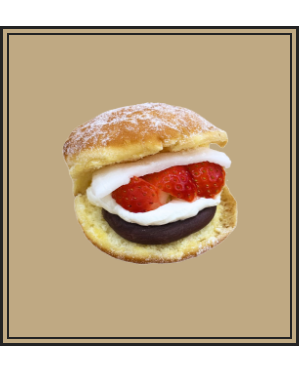 いちごクリーム大福